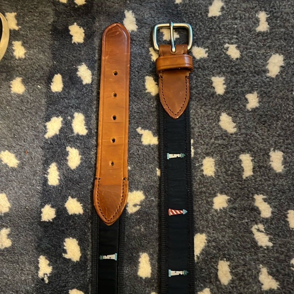 J Crew ribbon belt lighthouses 38
